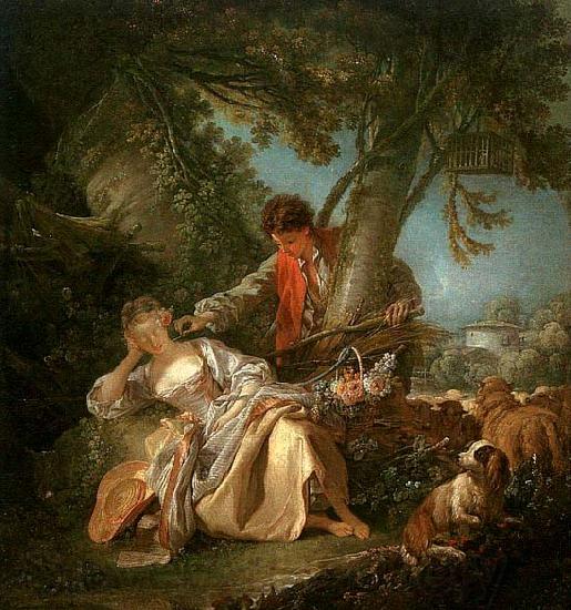Francois Boucher The Interrupted Sleep Norge oil painting art